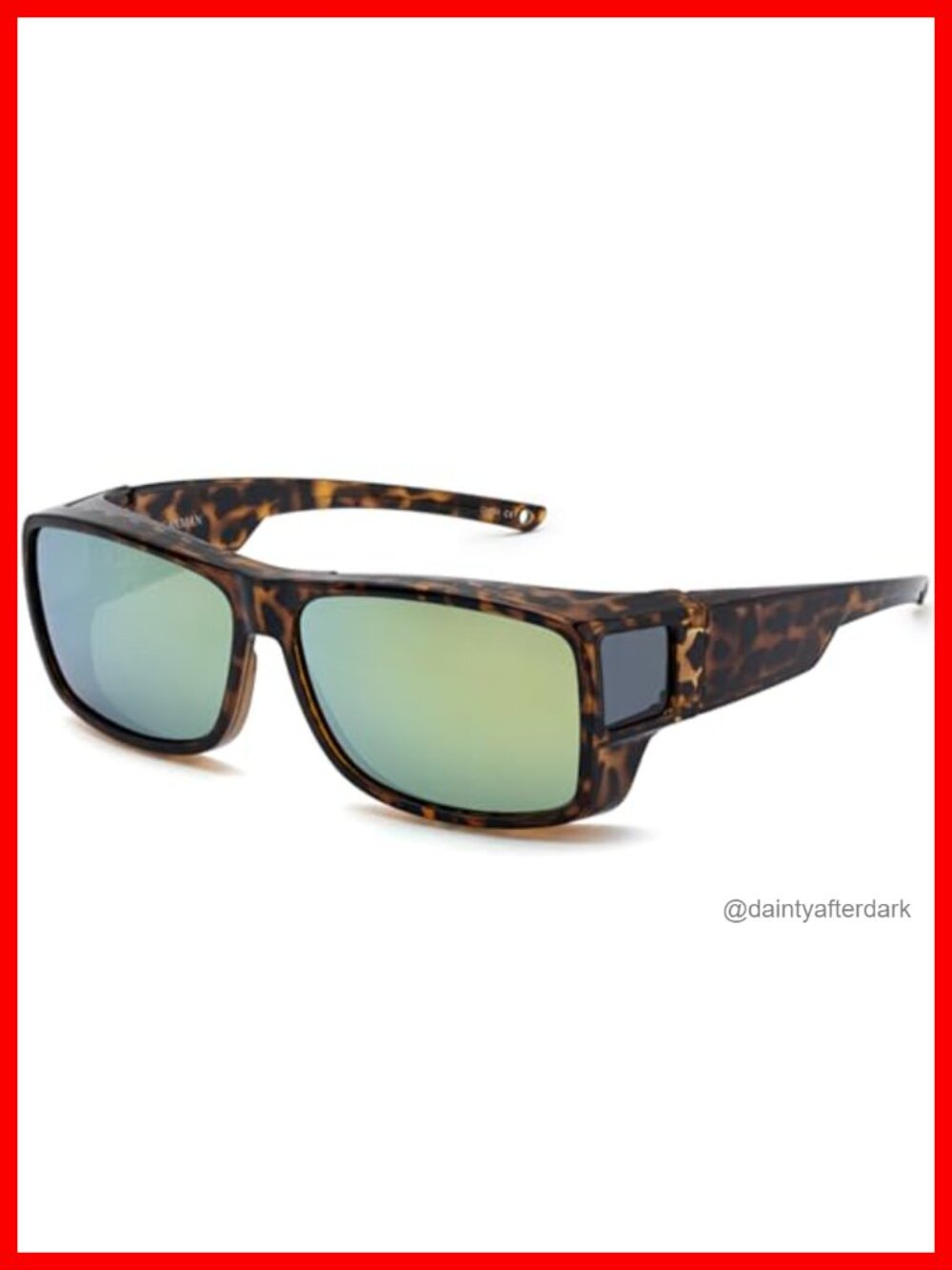 Polarized Fit Over Sunglasses with Side Shields for Men Women UV Protection